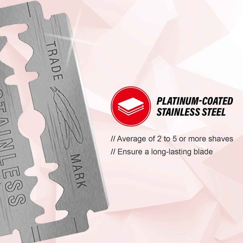 Feather Double Edge Safety Razor Blades 30 Count