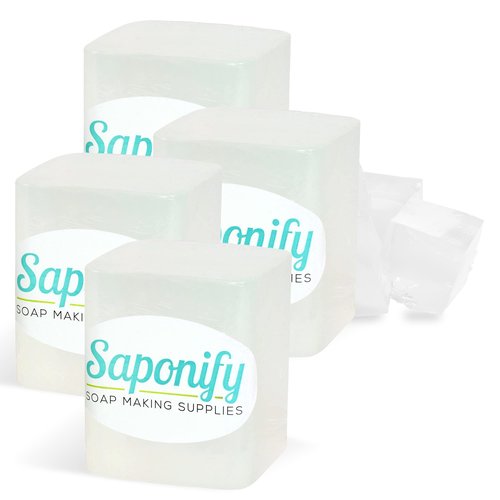 Saponify - 4Lb Ultra Clear Soap Base, Unscented Base, Easy to Use Glycerin Soap Base for Soap Making
