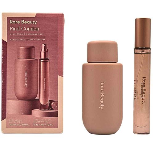Rare Beauty Mini Find Comfort Lotion & Fragrance Set: Find Comfort Hydrating Body Lotion Mini & Find Comfort Eau de Parfum