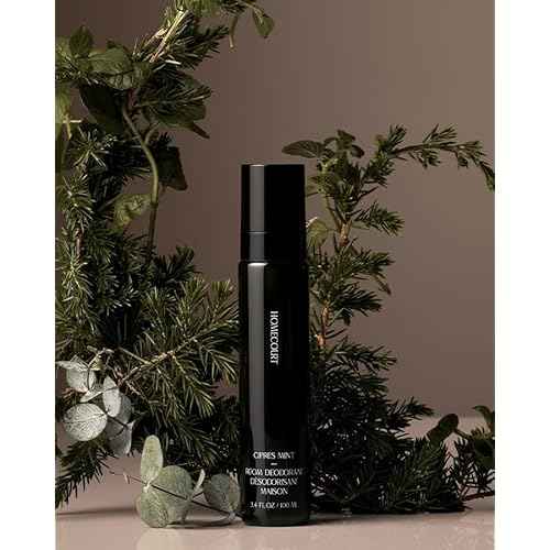 Homecourt Room Deodorant, Natural Room Spray, Fragrance of Spearmint & Cedarwood, For Kitchen, Bathroom & more, Clean Formula, Cipres Mint, 3.4 oz