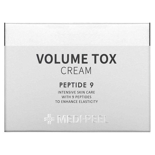 Medi-Peel Peptide 9, Volume Tox Cream, 1.76 oz (50 g), Anti-wrinkle cream, Collagen, Hyaluronic acid, Moisturizing Cream, Enhance Elasticity, Anti-aging, Volumize Skin, Korean skincare