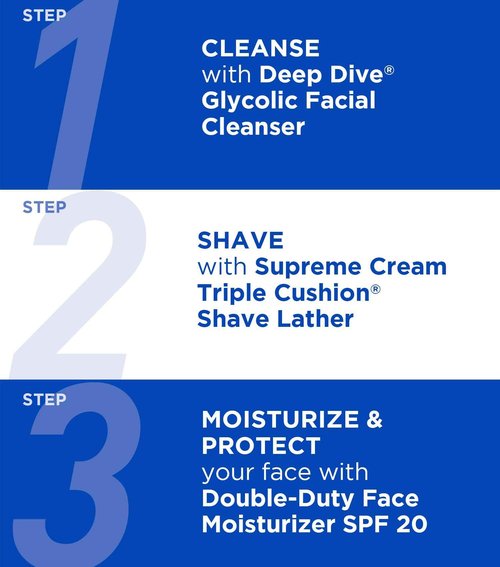 Jack Black - Supreme Cream Triple Cushion Shave Lather - PureScience Formula, Macadamia Nut Oil and Soy, Luxurious Shaving Cream, Hydrates Skin, Reduced Razor Burn- 9.5 oz.