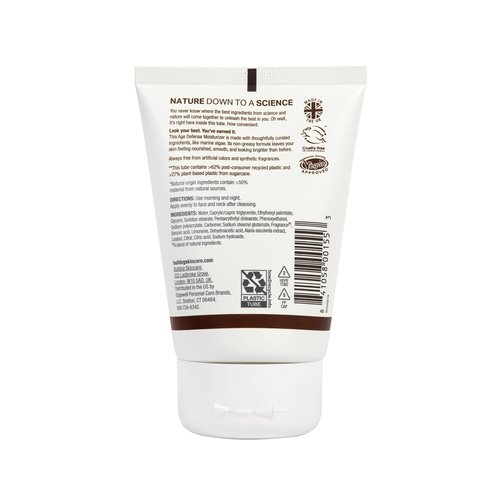 BULLDOG Men's Skincare Face Moisturizer Age Defense 3.3oz and Original Shave Gel 5.9oz
