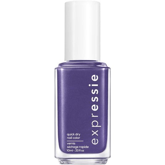 Essie expressie, Quick-Dry Nail Polish, 8-Free Vegan, Deep Purple, Dial It Up, 0.33 fl oz