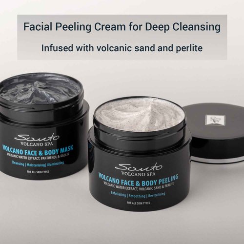 Body and Face Peeling Cream 200ml – Facial Peeling Cream for Deep Cleansing, Exfoliation and Skin Moisturization – for Face Dead Skin Removing, Pore-Unclogging & Skin-Smoothing