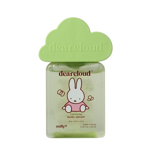 Miffy Clarifying Body Serum – Ultra Hydrating Serum with AHA/BHA/Cica – Korean Skin Care Body Serum for Smooth, Clear Skin (5.24 fl oz)