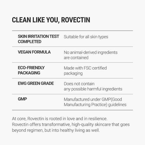 ROVECTIN Barrier Repair Face Oil - Neroli Oil, Antioxidant Anti-Aging Facial Oil | Fast Absorbing, Non-Greasy, Natural Glow for Dry and Sensitive Skin | Vegan, Korean Skincare (1.01 fl oz)