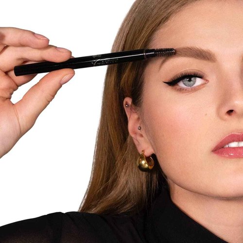 Xtreme Lashes Arch Defining Brow Pencil, Medium Brown, Waterproof, Smudge-Proof, Long-Lasting Makeup, Vegan, Angled Tip Eyebrow Pencil with Spoolie