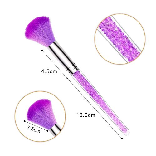 AROIC Acrylic Nail Brush Set - 28 Pcs Including UV Gel Art Brushes, 3D Extension Brush, Double Ended Dotting Pen for DIY With White Box, Colorful (Pack of 2)