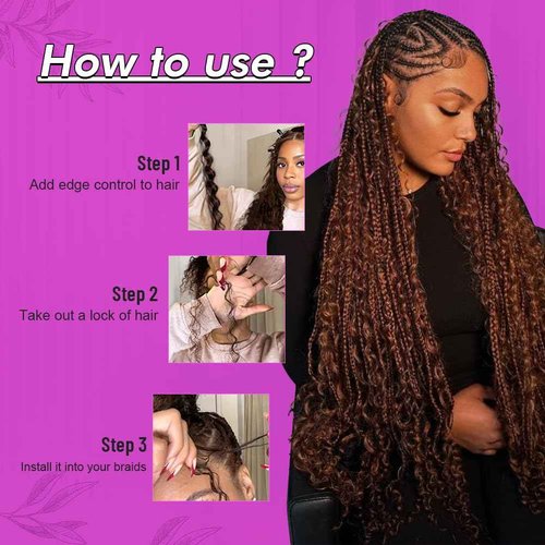 100 Percent Human Boho Braiding Hair 120g Color 4 Deep Wave Bulk Boho Hair for Braiding Curly Bundles Human Hair for Boho Braids Wet and Wavy Braiding Hair Extension No Weft 3 Bundles/Pack Brown18Inch