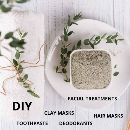 SMART SOLUTIONS Calcium Bentonite Clay, 5 lb Pure Indian Healing Clay - All Natural for External Use | DIY Facial Treatments, Deodorants, Hair Masks