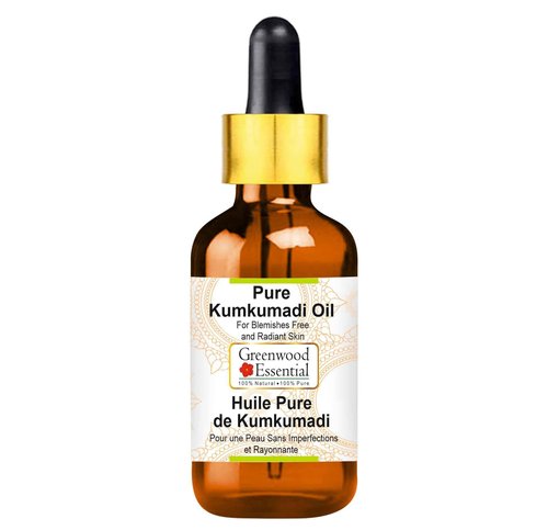 Greenwood Essential Kumkumadi Face Oil (Tailam) with Glass Dropper | Traditionally Extracted | Pure | Saffron-Enriched | Lightweight | Ancient Ayurvedic Blend | All Skin Type | Unisex |100ml (3.38 oz)