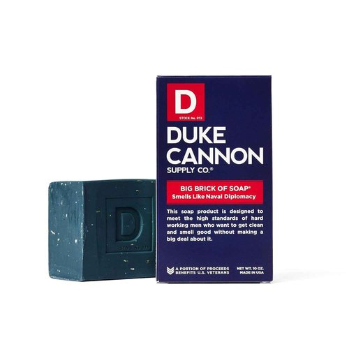 Duke Cannon Supply Co. Big Brick of Soap for Men – Naval Diplomacy, Refreshing Ocean Scent, Extra Large 10 oz Bars, 3-Pack