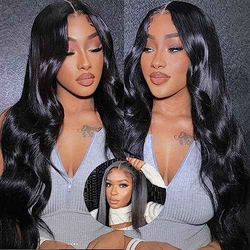 Put on Glueless Wigs Human Hair Pre Plucked Pre Cut 6x4 DH Lace Easy Put on Wig Body Wave no Glue Lace Wigs Human Hair for Beginners
