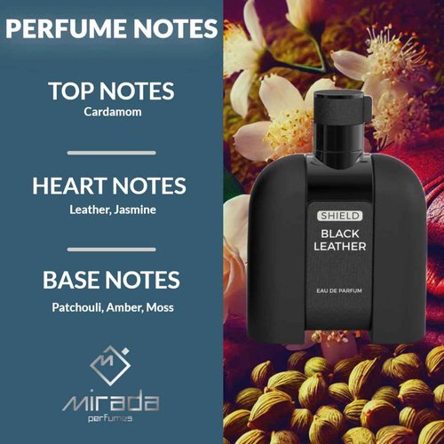 MIRADA Shield Black Leather, 3.4 Fl Oz (Pack of 1)