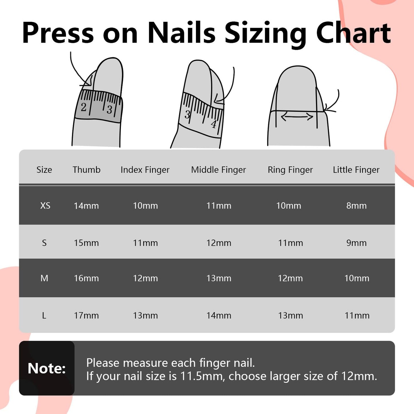 MNAFAYY 100% Handmade Nails 3D Rhinestone Crystal Extra Long Press On Nails Full Cover Luxury Gems Gorgeous Reusable UV Finished Fake False Nails Acrylic Nail Kit With Box Gifts for Women Black L