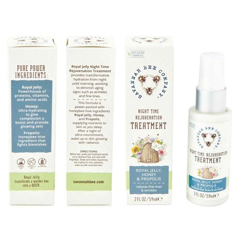 Savannah Bee Company Night Time Rejuvenation Treatment (Pack of 2)