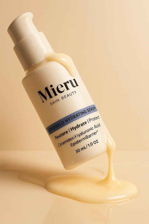MIERU Epishield Hydrating Serum with Ceramides & Hyaluronic Acid – Restores Skin Barrier, Hydrates & Protects