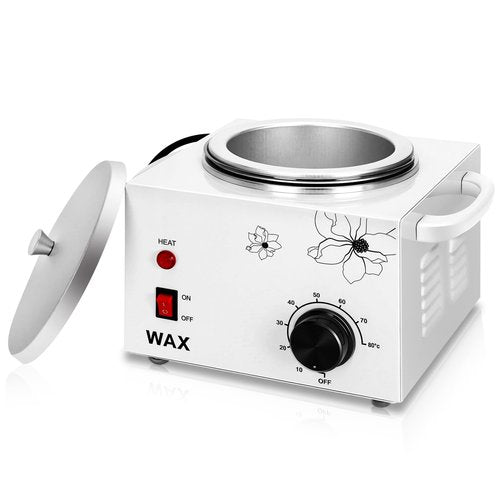 Professional Electric 1.5lb Wax Pot for Hair Removal,Single wax wammer with adjustable temperature Settings of 0-80°C,Wax Heater Machine for Body,Equipment for Precision Waxing