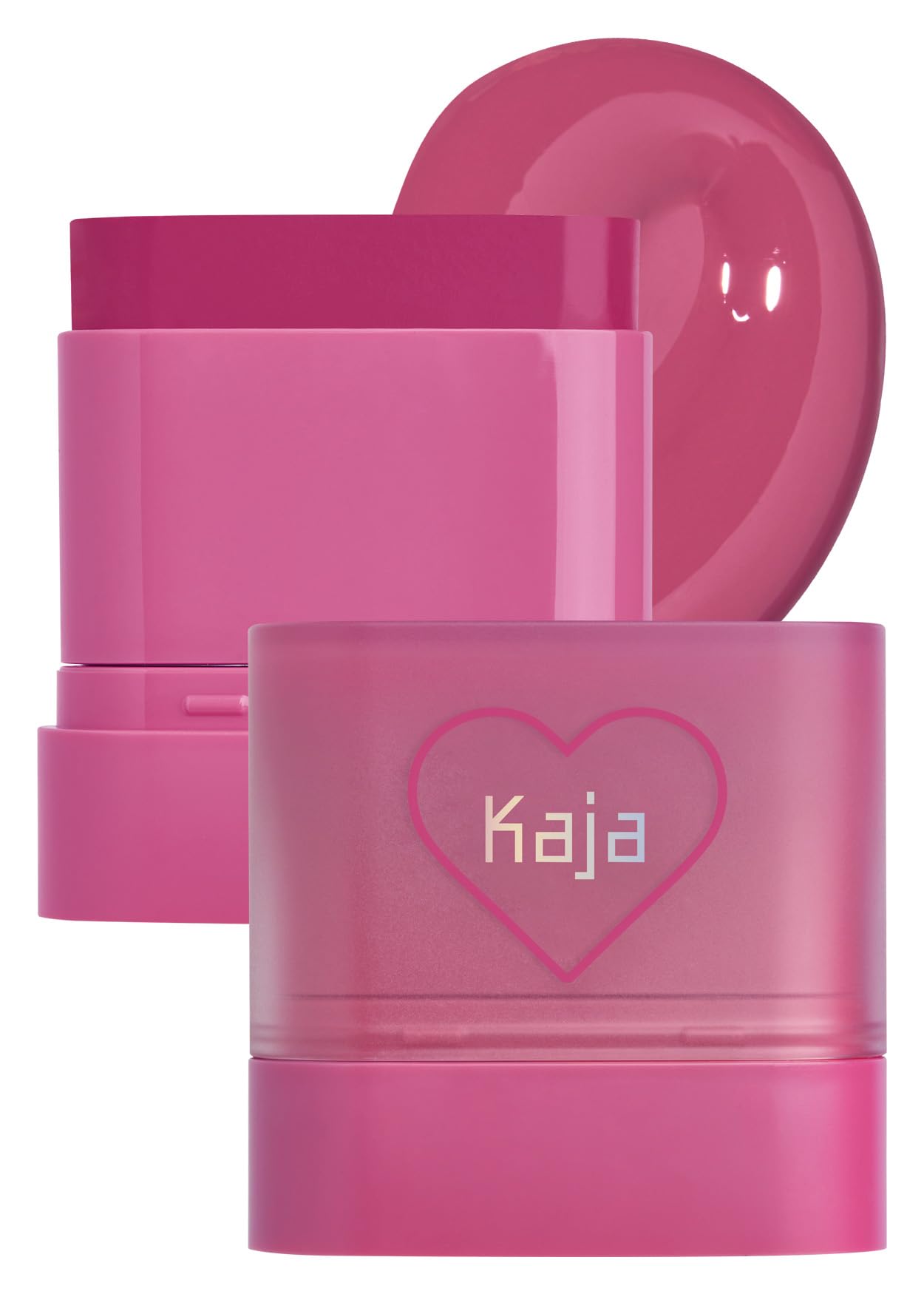 Kaja Dewy Bar - Creamy Multi-Stick Blusher & Lip Balm, 45% Moisturizing Oil, Apple Extract, Vitamin-Hyaluronic Acid Infused, Valentine's Day Gift, 01 Berry Sparkler,10g