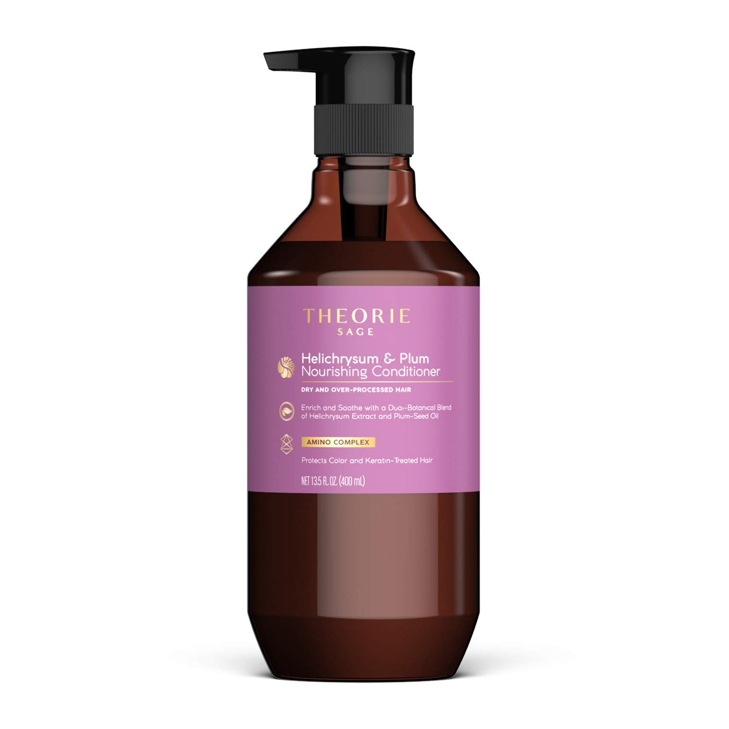 Theorie Helichrysum & Plum - Nourishing Conditioner - For Dry & Over Processed Hair, 400mL