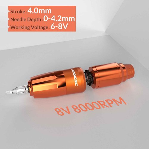 Padieoe Tattoo Gun Dotwork Tattoo Kit Wireless Tattoo Machine Kit with 1500mAh Capacity Battery Tattoo Power Supply Rotary Tattoo Practice Pen for Beginners