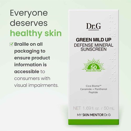Dr.G Green Mild Up Defense Mineral Sunscreen