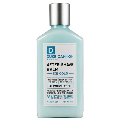 Duke Cannon Supply Co. - Ice Cold Cooling Effect After-Shave Balm, (6 oz) Closes Pores and Soothes Skins to Prevent Irritation - Sandalwood (2 Pack)