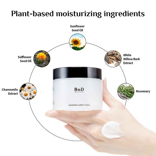 BnD Underarm Cream 3.4fl oz Dark Spot Remover for Body, Bikini and Sensitive Area-Korean beauty