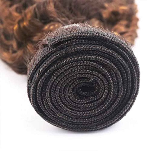 Highlight Bundles Human Hair Dark Brown Loose Deep Wave Bundles 12 14 16 Inch P430 Human Hair Bundle Brazilian Virgin Remy Hair Chocolate Brown Bundle 100g/Pc