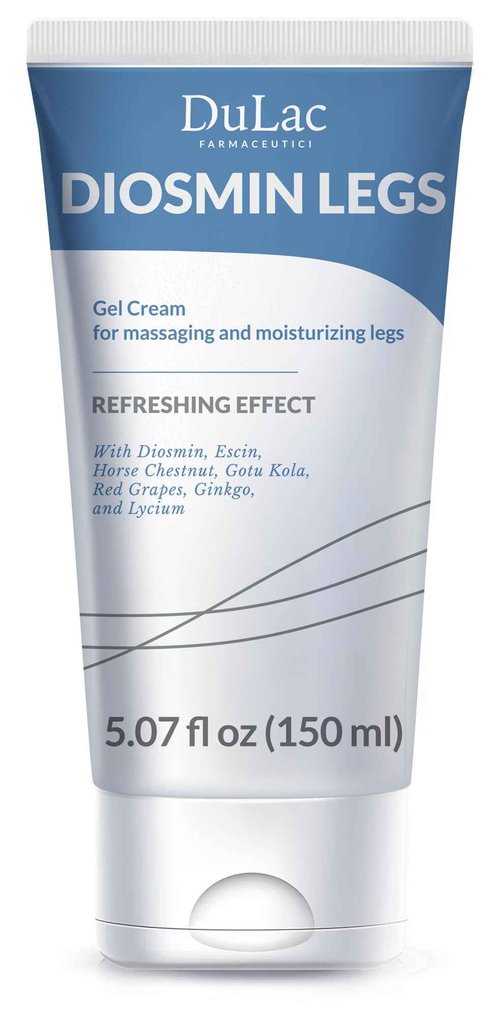 Dulàc - Diosmin Legs 5.07 Fl Oz - Varicose Veins Treatment for Legs, Gel Cream for Circulation and Spider Veins, Cooling Effect Diosmin and Horse Chestnut Cream for Leg Swelling Relief