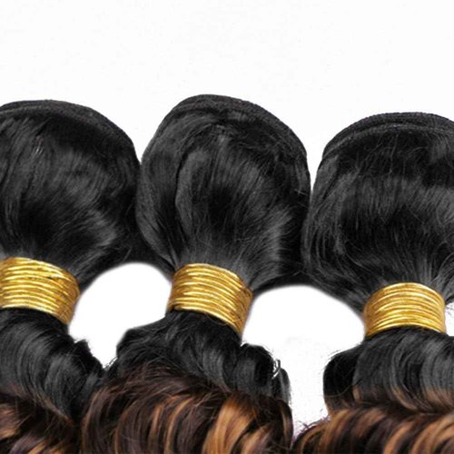 Brown Deep Wave Bundles P4/30 Human Hair Highlight Brown Deep Curly Bundles Unprocessed Brazilian Virgin Remy Dark Brown Deep Wave Hair Extensions 8 10 12 inch