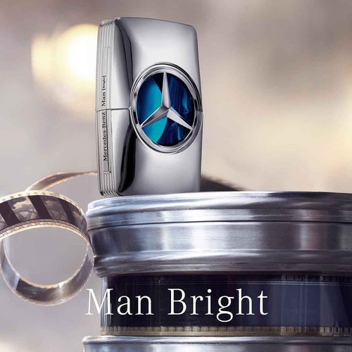 Mercedes Benz Man Bright - Eau de Parfum for Men - Long Lasting Mens Cologne - Bergamot, Patchouli Cologne - Perfume for Men - 3.4 oz