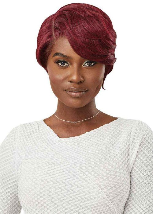 Outre Lace Front Wig - Melted Hairline - Kit (DEEP BURGUNDY)