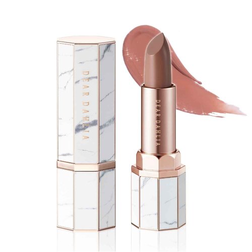 DEARDAHLIA Lip Paradise Sheer Dew Lipstick (Dakota) - Silky & Dewy Glow Lipstick with a Smooth and Hydrating Texture, and Buildable High-Pigment Color. Vegan & Cruelty-Free.