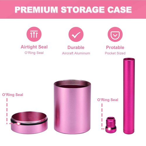 MAICHENG Lockable Storage Bag with 10 Accessories - Multi-Purpose Travel Organizer for Cosmetics, Medical Supplies & Documents, Unique Design, Ideal Gift for Women, Pink