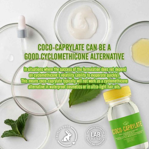 Artekas Innovation COCO-CAPRYLATE - Liquid - 100 g | 3.52 oz - Emollient - For Formulations and DIY Skin, Body, Face, Personal, Hair Care - Shower Products, Conditioning, Shampoos (Pack of 2)