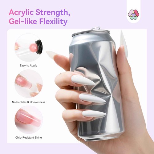 SAVILAND Poly Gel Nail Kit for Beauty Gift: 36 Poly Gel Nail Colors with Slip Solution Mini U V Lamp Curing Light All-in-1 Starter Kit for Quick Extension Home Salon DIY, Manicure Set Supplies Tools
