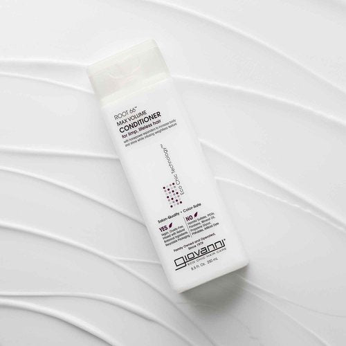 GIOVANNI 2chic Root 66 Max Volume Conditioner - Conditioner for Fine Hair, Helps Strengthen & Protect Fine, Lifeless Hair, Volumizing Conditioner, Natural Botanical Ingredients - 34 Fl Oz (4 Pack)