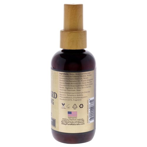 Okay MEN BEARD and HAIR MOISTURIZING LOTION 4oz / 118ml (Pack of 2)