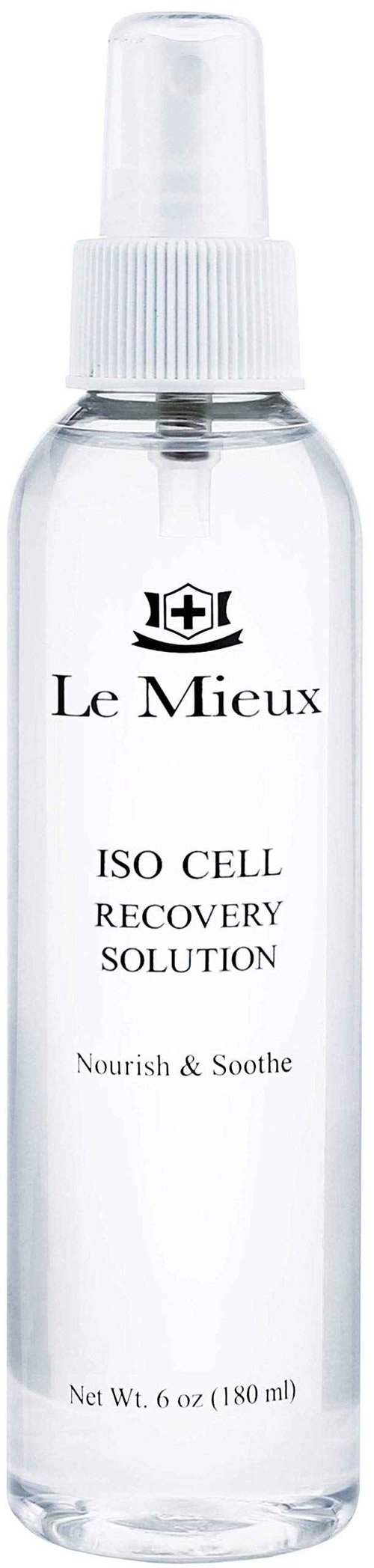 Le Mieux Iso-Cell Recovery Solution Facial Toner - Soothing Face Mist, Hydrating Amino Acid & Mineral Spray to Help Calm Post-Treatment Skin, No Parabens or Sulfates (6 oz / 180 ml)