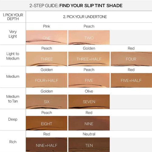 Saie Slip Tint Tinted Moisturizer with SPF 35 - Light Coverage, Glowy Skin Tint & Mineral Sunscreen for Face with Hydrating Hyaluronic Acid - Summer Makeup Essential - Shade Three (1.35 oz)
