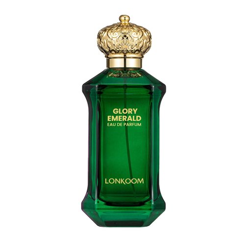 Lonkoom Glory Emerald Perfume for Women Men, 3.4 Fl Oz/100ml Eau De Parfum Spray Unisex Long-Lasting Fragrance, Fruity Notes of Citrus Lemon Cattail Patchouli Amber Rose Sandalwood Seaweed Sedge