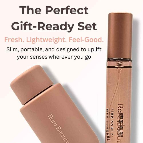 Rare Beauty Mini Find Comfort Lotion & Fragrance Set: Find Comfort Hydrating Body Lotion Mini & Find Comfort Eau de Parfum