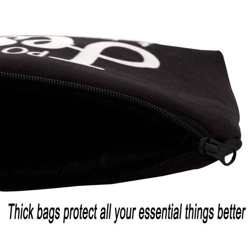 Don't Touch My Shit Makeup Bag Funny Zipper Pencil Pouch Makeup Essentials Bag (Touch My Shit)