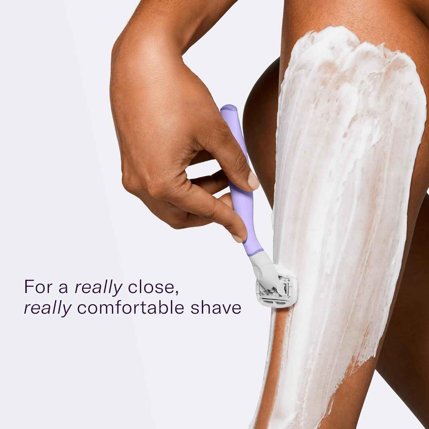 Flamingo Razors for Women, 1 Women's Razor Handle (Lilac), 13 Razor Five-Blade Refills, and 1 Shower Holder