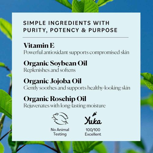 Sky Organics Vitamin E Oil Blend for Face, Organic Antioxidant Facial Oil, 30,000 IUs to Deliver Reparative Moisture and Soothe Dry, Damaged Skin, 100% Pure & Cold-Pressed, 3.97 fl oz, 117 ml