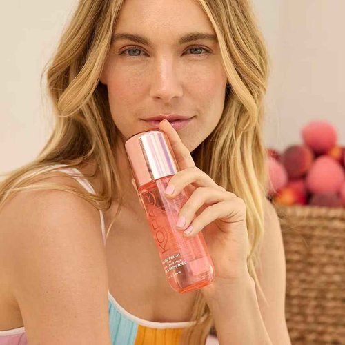 Kopari Hair & Body Mist Malibu Peach, Long-Lasting Playful Vibrant Tropical Scent, Warm Floral Fragrance, Blend of Peach with a Kiss of Jasmine, 4 oz