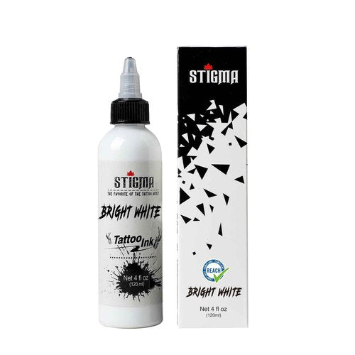 STIGMA Tattoo Ink 4oz 120ml Bright White USA Standard Pigment Body Arts Tattoo Tattoo Pigment TI952-4OZ-W