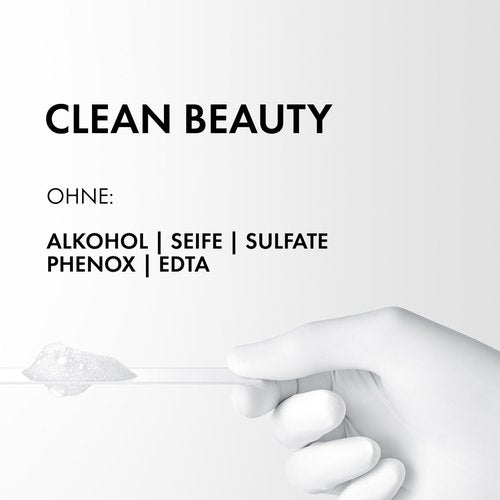 VICHY Normaderm Daily Acne Face Wash, 0.5% Salicylic Acid Cleanser, Gel Cleanser For Oily Skin, Removes Excess Oil, Dirt & Clogged Pores, Oil Free Acne Wash, Soap & Sulfate Free, Non-Drying